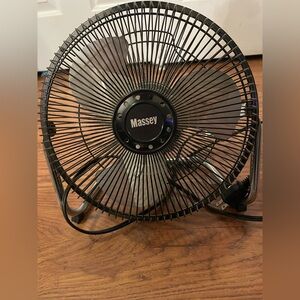 Massey black electric household 20 inch fan